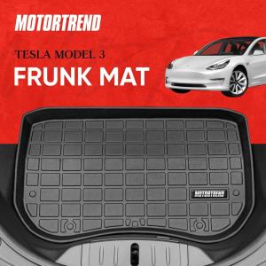 imageMotor Trend Custom Fit Frunk Mat for 20172020 Tesla Model 3 Odorless All Weather Front Trunk Floor Mat Cargo Liner Protection from Dirt Debri Mud amp Moisture AntiSlip Full Coverage