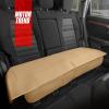 imageMotor Trend Faux Leather Padded Rear Bench Car Seat Cover With Storage PocketsBeige