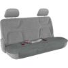 imageMotor Trend Faux Leather Padded Rear Bench Car Seat Cover With Storage PocketsCharcoal Gray