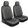 imageMotor Trend Charcoal Gray Car Seat Covers Set  2 Front Seats  SpillProof Neoprene CarSeat Cover Protector for Cars  Automotive Interior Car Accessories for SUV amp Small Trucks  Semi Universal FitGray