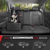 imageMotor Trend Dog Car Seat Cover for Back Seat  Waterproof NonSlip ScratchResistant Back Seat Pet Cover for Dogs  Universal Fit Dog Accessories for Cars Trucks SUV amp Vans  BlackSingle Seat Cover