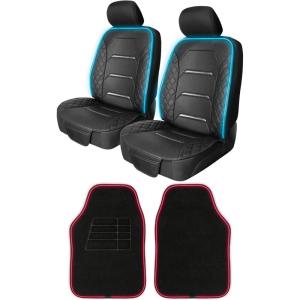 imageLED Car Seat Covers amp Floor Mats Car Lights Up Seat Covers Multi Color Car Floor Mats Seat Covers for Cars SUV Truck Automotive Interior Lights for Car Accessories