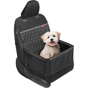 imageMotor Trend Dog Car Seat Cover for Back Seat  Waterproof NonSlip ScratchResistant Back Seat Pet Cover for Dogs  Universal Fit Dog Accessories for Cars Trucks SUV amp Vans  BlackSingle Seat Cover