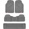 imageMotor Trend 3 Row Odorless Rubber Floor Mats amp Liners for Car SUV Van Durable Heavy Duty Polymerized Latex Full Interior Protection ExtraHigh Ridgeline Design Black Model Number MT773801BKGray
