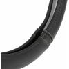 imageMotor Trend Ergonomic Grip Steering Wheel CoverProtector for Small Size Steering Wheels in Cars SUVs Boats 135145 Carbon Fiber Synthetic Leather Black