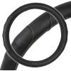 imageMotor Trend Ergonomic Grip Steering Wheel CoverProtector for Small Size Steering Wheels in Cars SUVs Boats 135145 Carbon Fiber Synthetic Leather Black