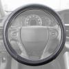 imageMotor Trend White Steering Wheel Cover  Dotted Comfort Polyester Grip on Stitched Synthetic Leather WhiteBlack