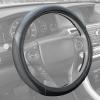 imageMotor Trend White Steering Wheel Cover  Dotted Comfort Polyester Grip on Stitched Synthetic Leather WhiteBlack