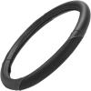imageMotor Trend White Steering Wheel Cover  Dotted Comfort Polyester Grip on Stitched Synthetic Leather WhiteBlack