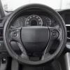 imageMotor Trend White Steering Wheel Cover  Dotted Comfort Polyester Grip on Stitched Synthetic Leather WhiteBlack