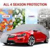 imageMotor Trend 4Series Lightweight Car Cover Fits 19782025 Mitsubishi Mirage ES LE BE SE Breathable AntiMoisture WaterResistant ScratchResistant AllWeather Outdoor amp Indoor UseMazda Miata 19902025