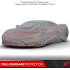 imageMotor Trend 4Series Lightweight Car Cover Fits 20092023 Dodge Challenger Sedan SXT RT SRT Hellcat Breathable AntiMoisture WaterResistant ScratchResistant AllWeather Outdoor amp Indoor UseChevrolet Chevy Corvette 20152025