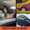 imageMotor Trend Black USA Flag Waterproof Car Cover  All Weather Outdoor Protection UV Resistant Windproof Scratchproof  SemiUniversal Fit Sedan Full Car Cover for Sun Rain Snow 171 190 LengthSilver 185L x 72W x 56H