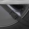 imageMotor Trend Black USA Flag Waterproof Car Cover  All Weather Outdoor Protection UV Resistant Windproof Scratchproof  SemiUniversal Fit Sedan Full Car Cover for Sun Rain Snow 171 190 LengthSilver Up to 228