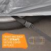 imageMotor Trend TrueShield Waterproof Car Cover  Heavy Duty Outdoor FleeceLined Sonic Coating  Ultimate 6 Layer Protection XL Up to 210 LFull Size up to 190L