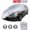 imageMotor Trend Universal Fit Car Cover for Cars SUVs Trucks Vans WaterResistant AllWeather Scratch Resistant Reflective Full Coverage Protect Against Rain Snow Hail Sun UV Protection Dust  XLargeXXL