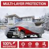imageTruck Car Cover For Automobiles  Heavy Duty Waterproof All Weather MultiLayer Outdoor Indoor Protection UV Sun Rain Snow Dust  Universal Fit For All Trucks Pickup Trucks  264L x 80W x 69HMax Bed Length 96  264 L x 80 W x 69 H