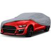 imageMotor Trend 4Series Lightweight Car Cover Fits 20092023 Dodge Challenger Sedan SXT RT SRT Hellcat Breathable AntiMoisture WaterResistant ScratchResistant AllWeather Outdoor amp Indoor UseFord Mustang 20102025