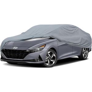 imageMotor Trend 4Series Lightweight Car Cover Fits 19782025 Mitsubishi Mirage ES LE BE SE Breathable AntiMoisture WaterResistant ScratchResistant AllWeather Outdoor amp Indoor UseHyundai Elantra 20102025