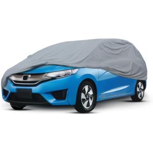 imageMotor Trend 4Series Lightweight Car Cover Fits 19782025 Mitsubishi Mirage ES LE BE SE Breathable AntiMoisture WaterResistant ScratchResistant AllWeather Outdoor amp Indoor UseHonda Fit 20092025