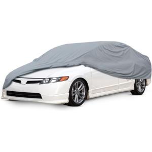 imageMotor Trend 4Series Lightweight Car Cover Fits 19782025 Mitsubishi Mirage ES LE BE SE Breathable AntiMoisture WaterResistant ScratchResistant AllWeather Outdoor amp Indoor UseHonda Civic 20012011