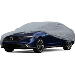 imageMotor Trend 4Series Lightweight Car Cover Fits 19782025 Mitsubishi Mirage ES LE BE SE Breathable AntiMoisture WaterResistant ScratchResistant AllWeather Outdoor amp Indoor UseHonda Accord 19982025