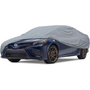 imageMotor Trend 4Series Lightweight Car Cover Fits 19782025 Mitsubishi Mirage ES LE BE SE Breathable AntiMoisture WaterResistant ScratchResistant AllWeather Outdoor amp Indoor UseToyota Camry 19922025