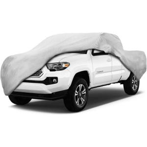 imageMotor Trend Custom Fit Truck Cover for Toyota Tacoma 20052014 Heavy Duty Car Cover Waterproof All Weather Indoor Outdoor Heavy Duty Car Cover for Automobiles UV Rain Snow Dust Winter Storage
