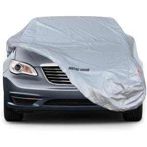 imageMotor Trend TrueShield Waterproof Car Cover  Heavy Duty Outdoor FleeceLined Sonic Coating  Ultimate 6 Layer Protection XL Up to 210 LXL Up to 210L