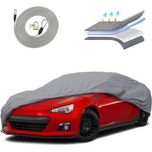 imageMotorTrend Custom Fit Car Cover for Ford Mustang 19652004 AllWeather Protection for Cars Trucks amp SUVs UV Resistant Waterproof ScratchResistant Vehicle Cover for Outdoor amp IndoorToyota 86 Subaru BRZ Scion FRS 20122025